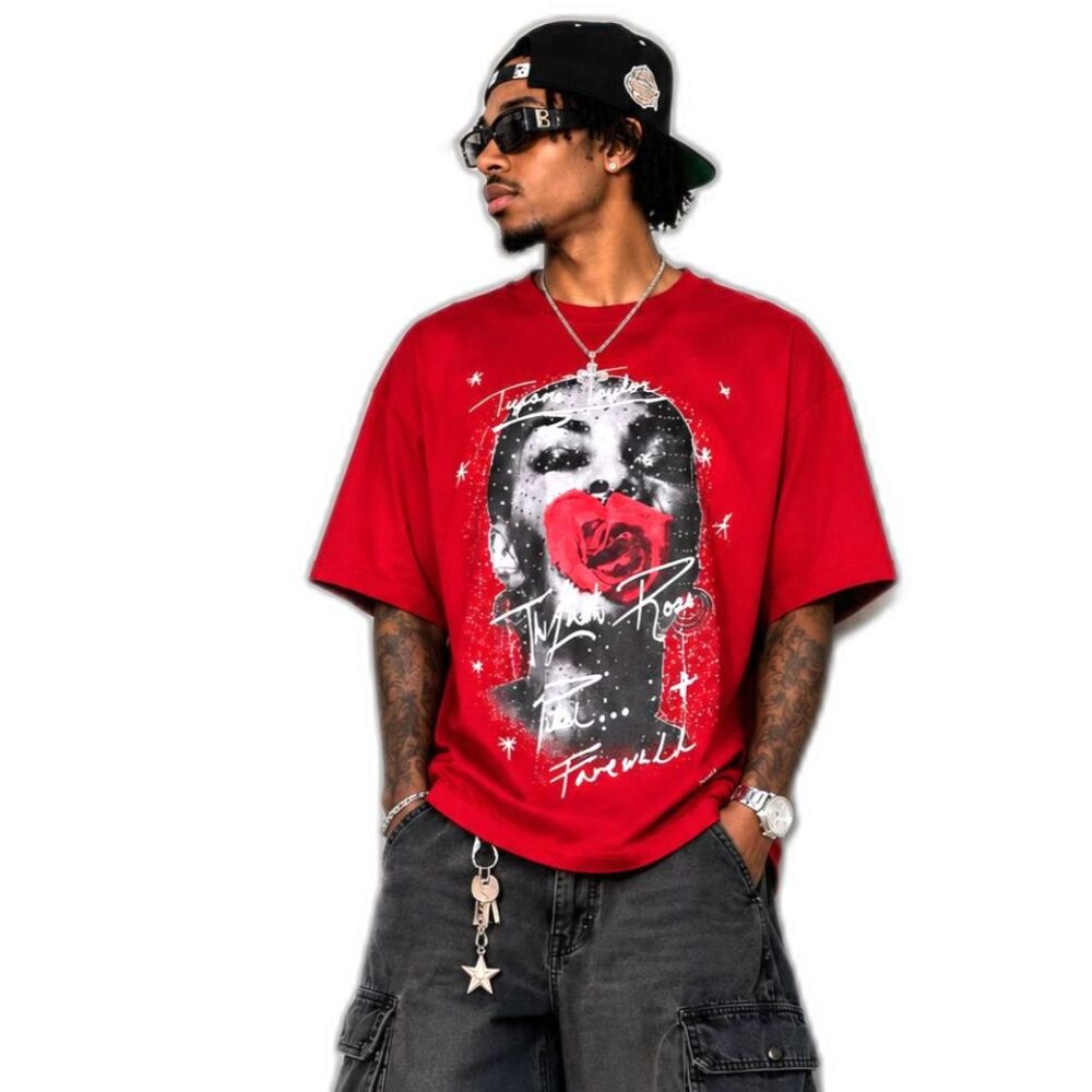 Teyana Taylor The Last Rose Petal Farewell Tour Concert Graphic Art T-Shirt XXL